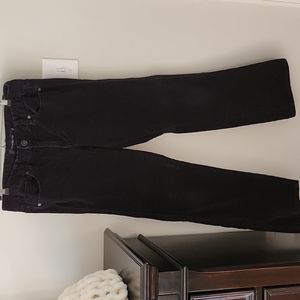 Calvin Klein Women Corduroy Pants Black Sz 6